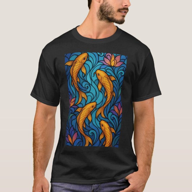 T-shirt Motif de poisson (Devant)