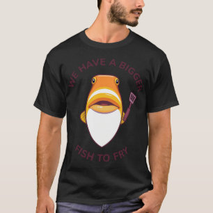 T-shirt motif de poisson combattant