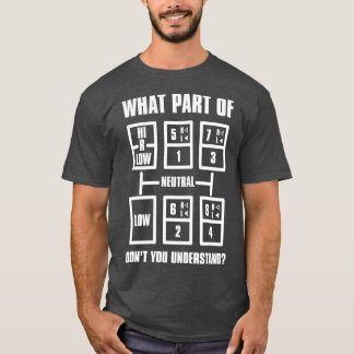 T-shirt Motif de quart pour hommes