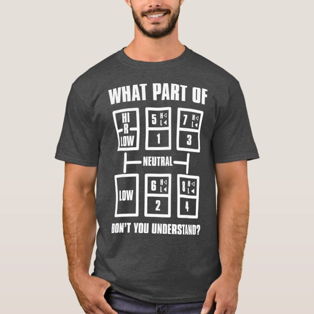 T-shirt Motif de quart pour hommes (Devant)