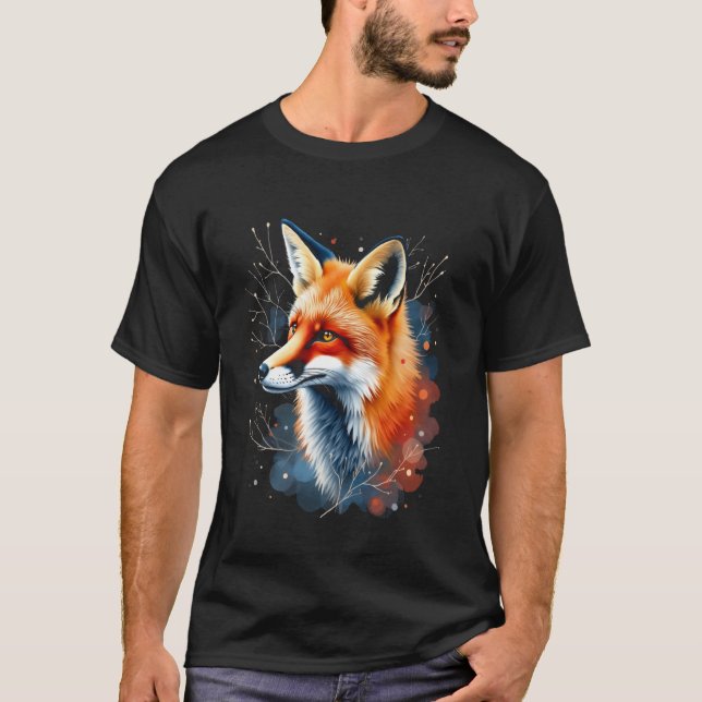 T-shirt Motif de renard (Devant)