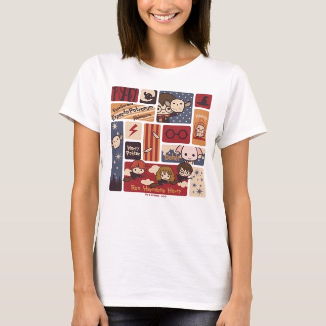 T-shirt Motif de scènes de dessin animé Harry Potter (Devant)
