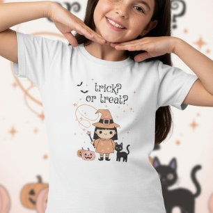 T-Shirt Motif de sorcière pour Halloween Trick or Treat ID