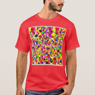 T-shirt Motif de spectre Abstrait coloré