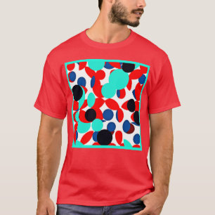 T-shirt Motif de style de lecture couleur dynamique