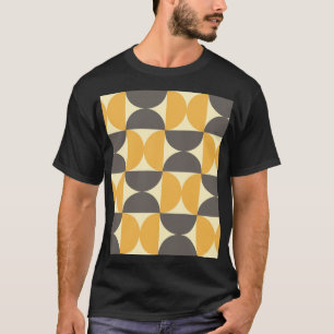 T-shirt Motif de style moderne et géométrique du milieu du
