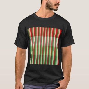 T-shirt Motif de superposition Green, Star White et Red St