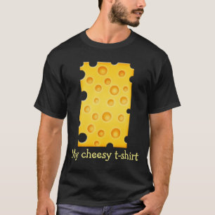 T-shirt Motif de texture au fromage suisse
