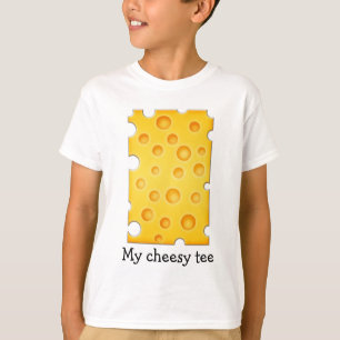 T-shirt Motif de texture au fromage suisse