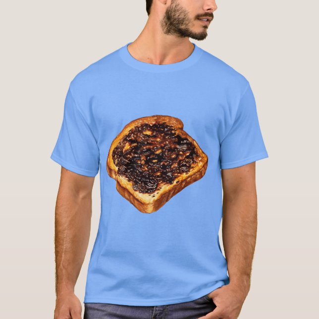 T-shirt Motif de toast Vegemite (Devant)