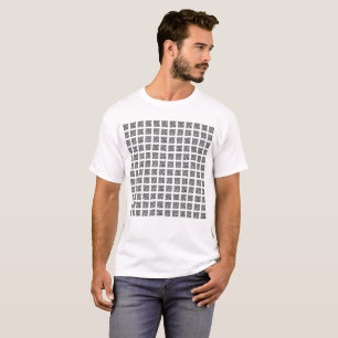 T-shirt Motif de vérification du code QR