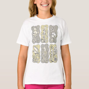 T-shirt Motif de vie marine fantaisiste