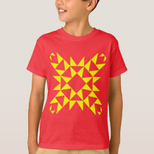 T-shirt Motif décoratif 01 - Jaune