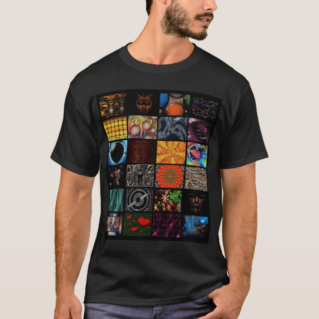 T-shirt Motif décoratif d'arts de bruit (Devant)