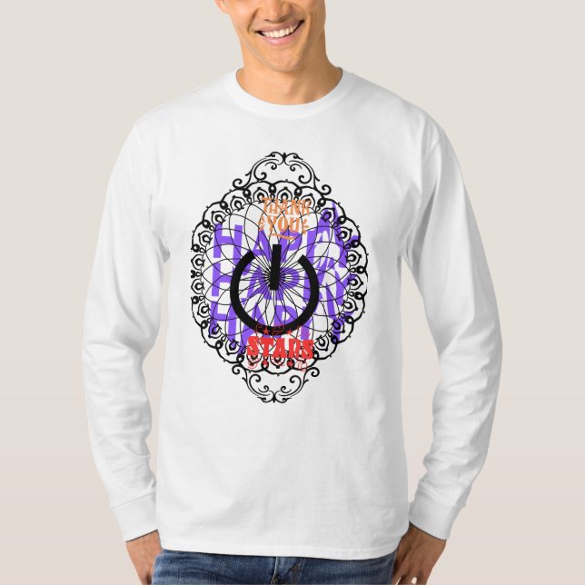 T-shirt Motif design blanc sweatshirt (Devant)