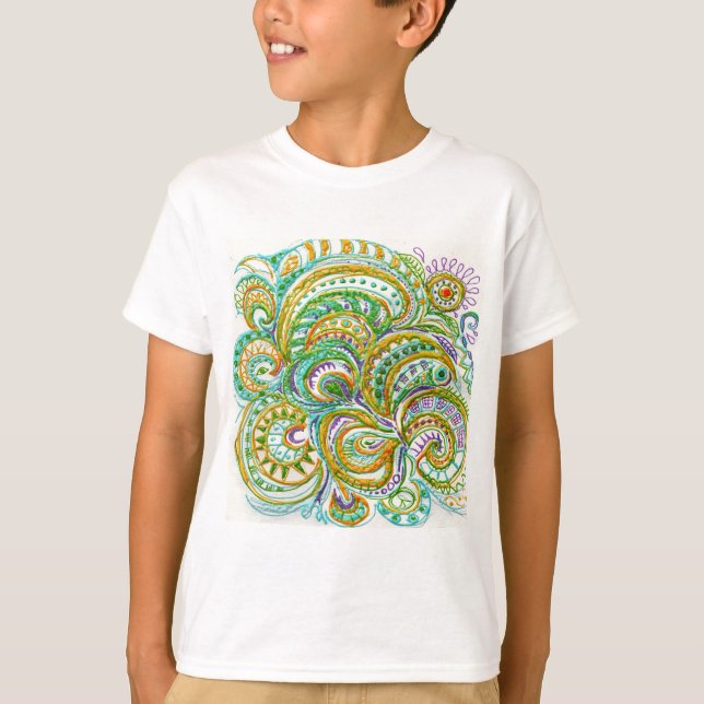 T-shirt Motif d'Imaginaire d'art populaire (Devant)