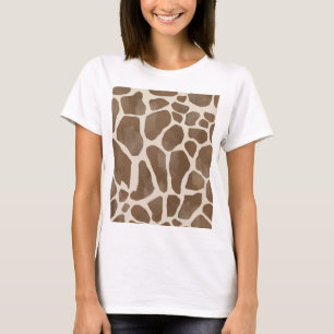 T-shirt Motif d'impression des points de girafe