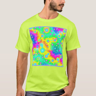 T-shirt Motif dynamique Neon Blaze