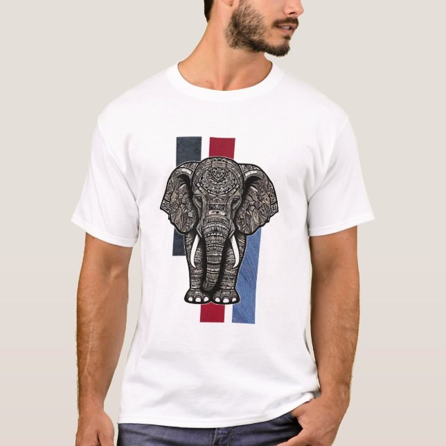 T-shirt Motif éléphant (Devant)
