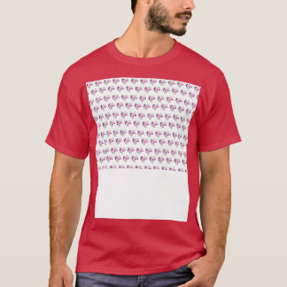 T-shirt Motif en forme de coeur de conception vectorielle