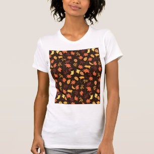 T-shirt Motif Feuilles d'automne