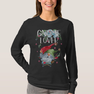 T-shirt Motif Floral Gnomes Funny Pour Hippies Unique