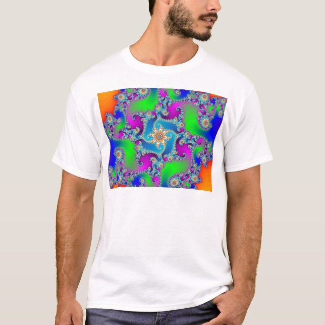 T-shirt Motif fractal complexe : (Devant)
