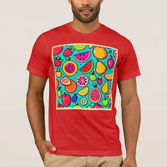 T-shirt Motif Fruity Delight (Devant)