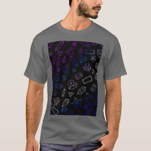 T-shirt Motif Gem Holographique