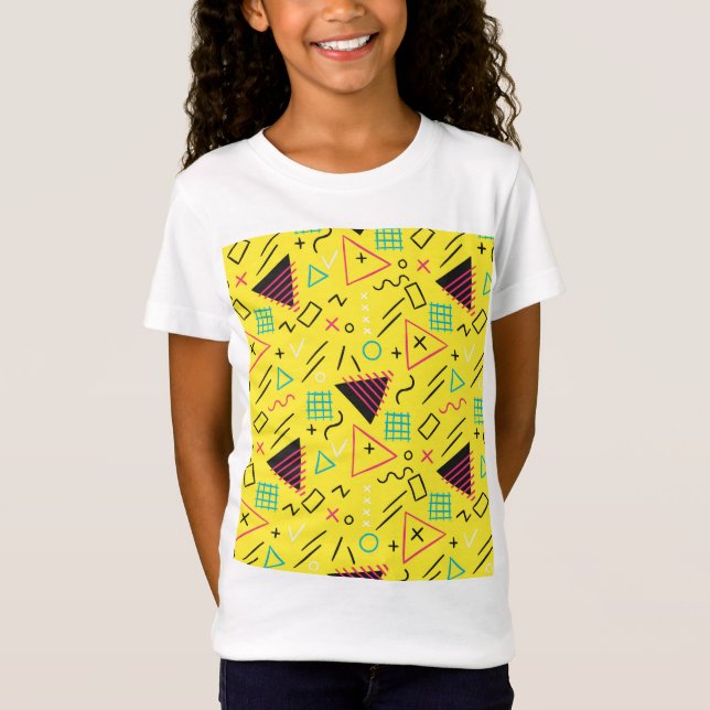 T-Shirt Motif géométrique 6 (Devant)