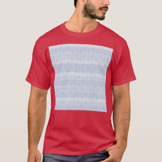 T-shirt Motif géométrique bleu clair