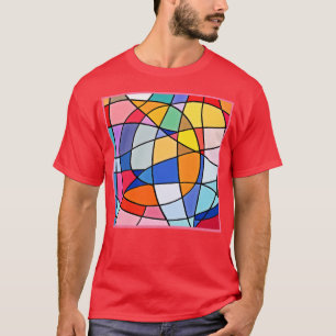 T-shirt Motif géométrique coloré