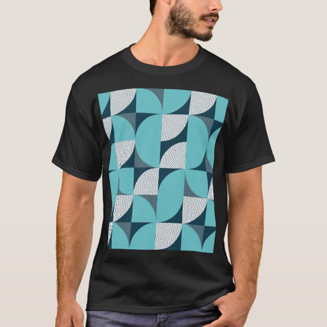 T-shirt Motif géométrique créatif (Devant)