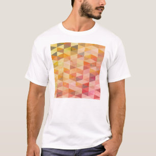 T-shirt Motif géométrique de triangle mou