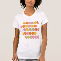 Motif géométrique mignon en rose jaune et orange