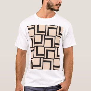 T-shirt motif géométrique transparent Abstrait