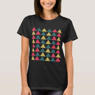 T-shirt Motif géométrique triangulaire coloré