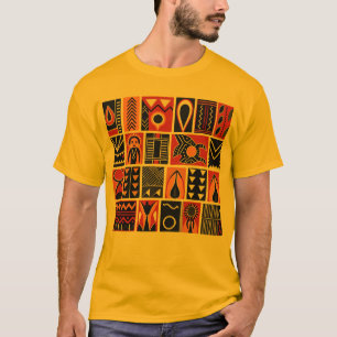 T-shirt Motif géométrique tribal