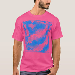 T-shirt Motif grec Mer Bleue 1