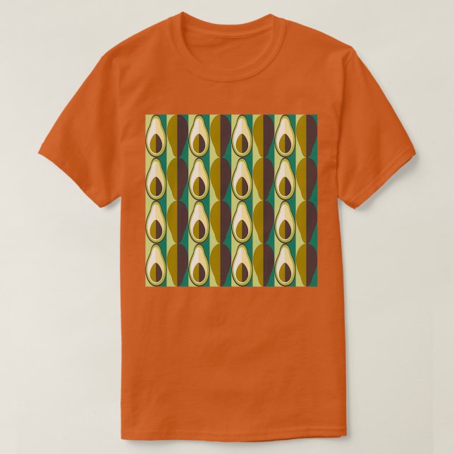 T-shirt Motif Green Blue Avocado (Design devant)