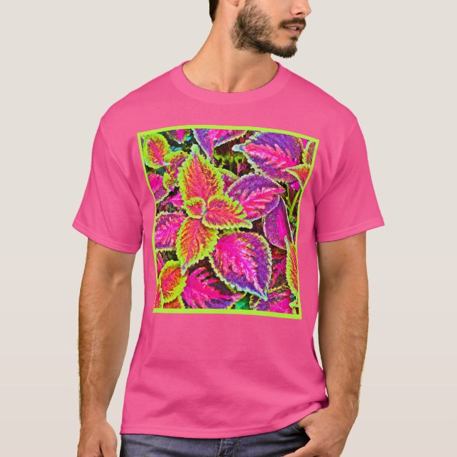 T-shirt Motif Harmonie ChromaLeaf Vivant (Devant)