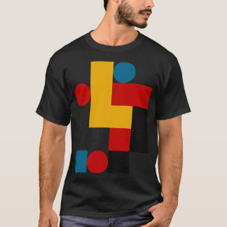 T-shirt Motif inspiré du Bauhaus 2