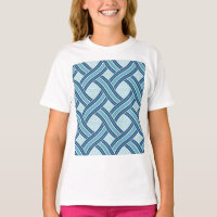 Motif Lignes Bleues