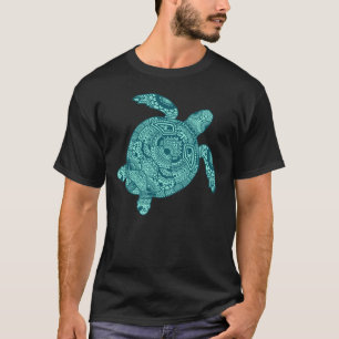 T-shirt Motif Mandala de la tortue de mer
