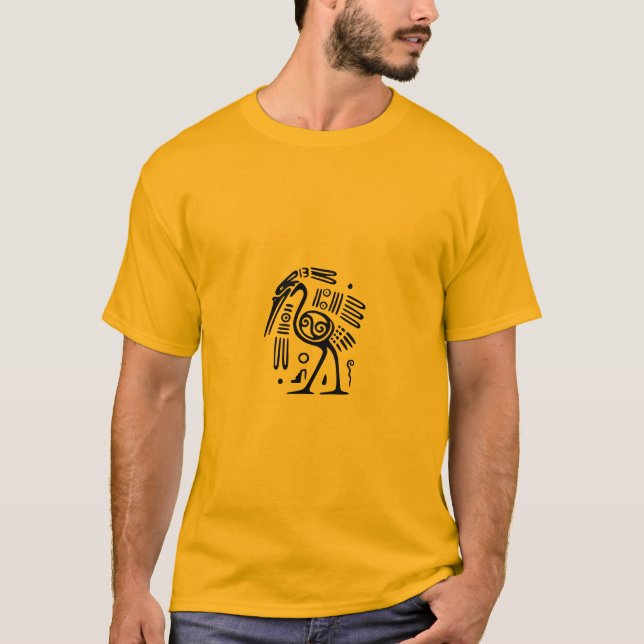T-shirt Motif mexicain antique (Devant)
