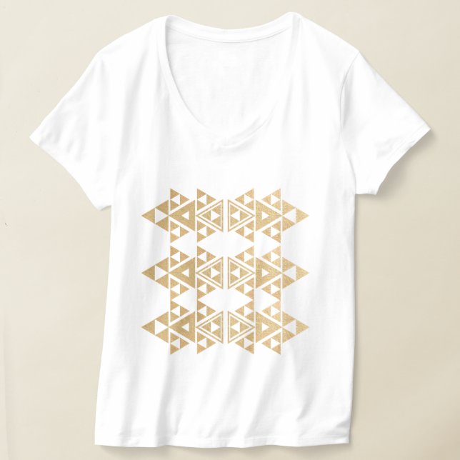 T-shirt Motif Mojave Glittery Gold (Poser)