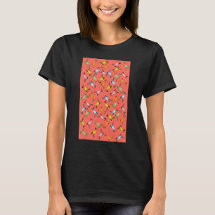 T-shirt Motif multicolore de poule de poubelle australienn