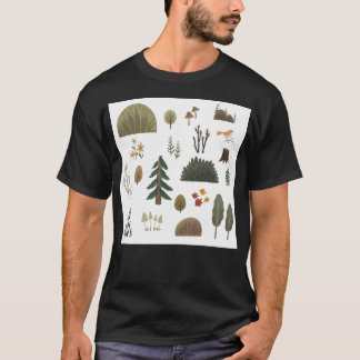 T-shirt Motif naturel
