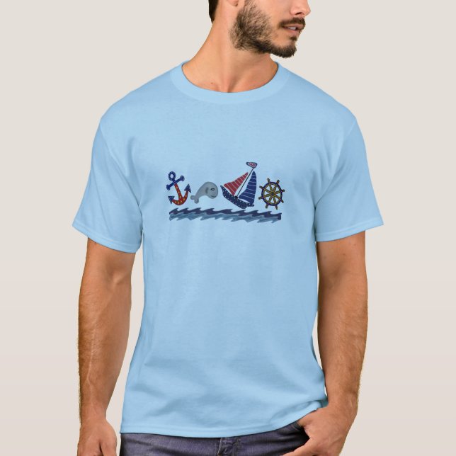 T-shirt Motif nautique (Devant)
