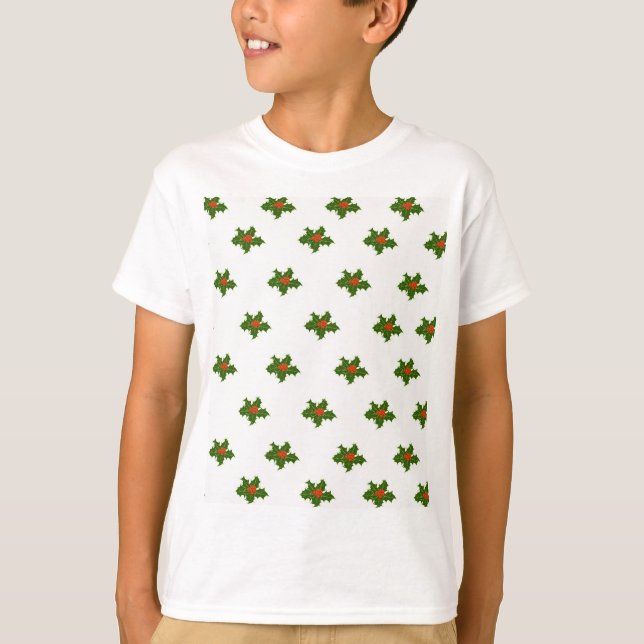 T-shirt Motif Noël Holly (Devant)